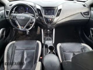 2014 Hyundai Veloster Turbo with VIN KMHTC6AE0EU201149, listed as a Copart auction lot 42345705 with 94,610 mi miles and Salvage Title. Bid and sale history available at carsss.com. Image 8.
