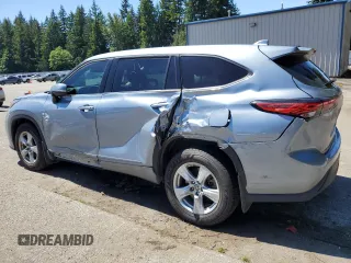 2021 Toyota Highlander L with VIN 5TDBZRBH5MS059988, listed as a Copart auction lot 59023485 with 96,215 mi miles and Salvage title. Bid and sale history available at DreamBid. Image 2.