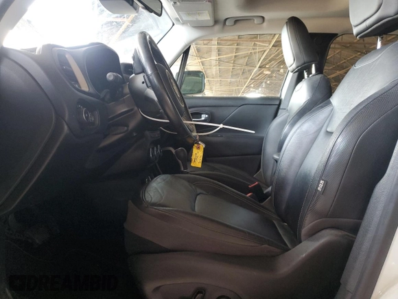 2017 Jeep Renegade Limited with VIN ZACCJBDB9HPF78962, listed as a Copart auction lot 62707325 with 78,032 mi miles and Salvage title. Bid and sale history available at DreamBid. Image 7.