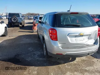 2017 Chevrolet Equinox LS with VIN 2GNALBEK9H1565422, listed as a IAAI auction lot 41734569 with 219,718 mi miles. Bid and sale history available at carsss.com. Image 3.