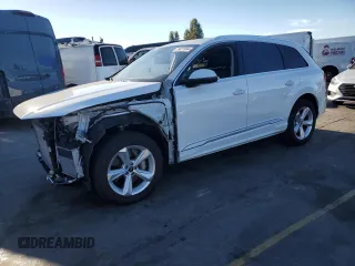 2022 Audi Q7 Premium z VIN WA1AXBF70ND020243, wystawiony jako Copart lot #76827994 z przebiegiem 31 126 mil mil oraz Szkoda całkowita • Salvage title. Historia ofert i sprzedaży dostępna na DreamBid. Obrazek 1.