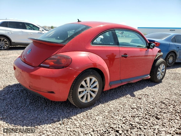 2018 Volkswagen Beetle S with VIN 3VWFD7AT9JM720960, listed as a Copart auction lot 72055934 with 75,522 mi miles and Salvage Title. Bid and sale history available at carsss.com. Image 3.