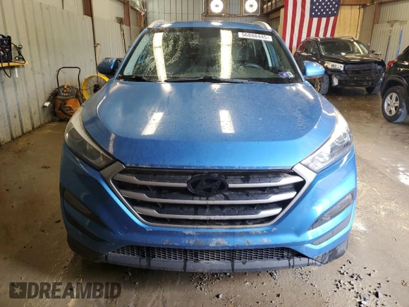 2018 Hyundai Tucson SEL z VIN KM8J3CA42JU732442, wystawiony jako Copart lot #56888445 z przebiegiem 122 101 mil mil oraz Tytuł czysty. Historia ofert i sprzedaży dostępna na DreamBid. Obrazek 5.