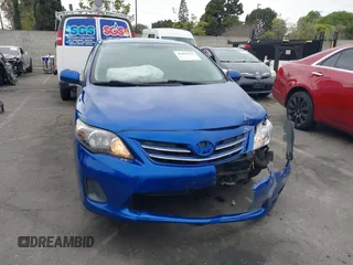 2013 Toyota Corolla L with VIN 5YFBU4EE8DP166741, listed as a IAAI auction lot 41896115 with 154,011 mi miles. Bid and sale history available at carsss.com. Image 12.