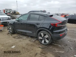 2023 Volvo C40 Ultimate with VIN YV4ED3GM5P2066575, listed as a Copart auction lot 44980045 with 18,436 mi miles and Salvage Title. Bid and sale history available at DreamBid. Image 2.