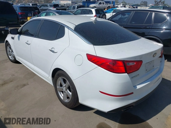 2015 Kia Optima LX with VIN 5XXGM4A78FG464232, listed as a IAAI auction lot 42097937 with Not Provided miles and . Bid and sale history available at DreamBid. Image 3.