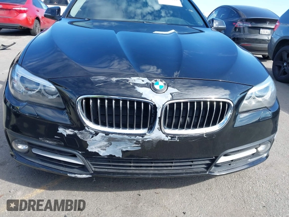 2016 BMW 5 Series 528i with VIN WBA5A5C53GD527019, listed as a IAAI auction lot 41625835 with 99,264 mi miles. Bid and sale history available at carsss.com. Image 6.