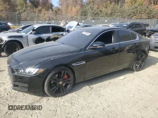 2018 Jaguar XE with VIN SAJAE4EV0JCP25584, listed as a Copart auction lot 77997954 with 31,996 mi miles and Salvage Title. Bid and sale history available at DreamBid. Image 1.