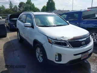 2015 Kia Sorento LX with VIN 5XYKTDA6XFG551064, listed as a IAAI auction lot 42536365 with 166,050 mi miles and . Bid and sale history available at DreamBid. Image 1.