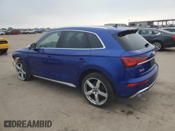 2022 Audi SQ5 Premium Plus with VIN WA1B4AFY3N2045083, listed as a Copart auction lot 74147484 with 11,033 mi miles and Salvage Title. Bid and sale history available at carsss.com. Image 2.