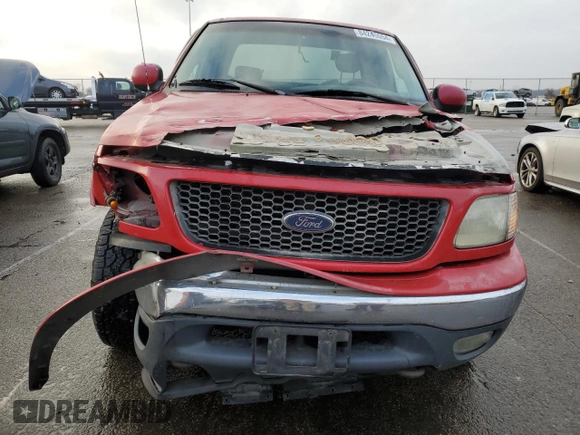 2001 Ford F-150 XL with VIN 1FTRX18L21NA50586, listed as a Copart auction lot 84245554 with 0 mi miles and Salvage Title. Bid and sale history available at carsss.com. Image 5.