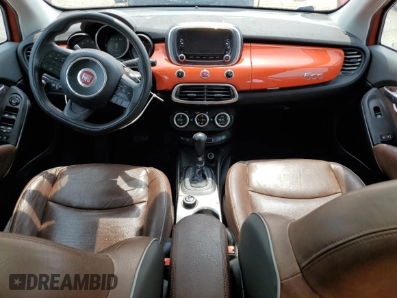 2016 FIAT 500X Lounge with VIN ZFBCFXDT9GP358436, listed as a Copart auction lot 59078905 with 123,978 mi miles and Salvage title. Bid and sale history available at DreamBid. Image 8.