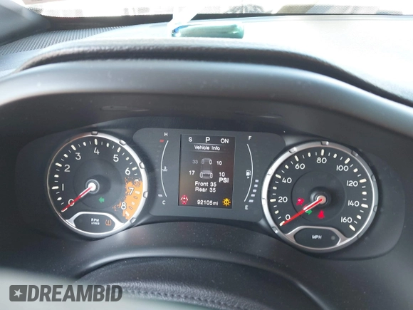2018 Jeep Renegade Sport with VIN ZACCJBAB2JPH43339, listed as a IAAI auction lot 42571383 with 92,105 mi miles and . Bid and sale history available at DreamBid. Image 7.