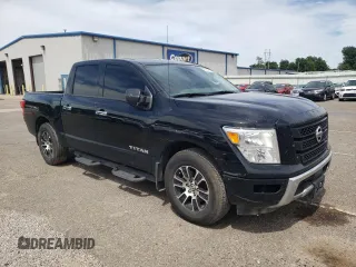 2021 Nissan Titan SV with VIN 1N6AA1EE2MN528429, listed as a Copart auction lot 56388524 with 93,353 mi miles and Salvage Title. Bid and sale history available at DreamBid. Image 4.