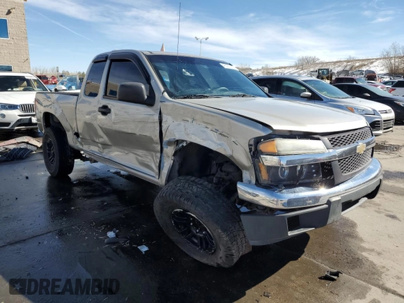 2004 Chevrolet Colorado LS Z71 with VIN 1GCDT196648175608, listed as a Copart auction lot 46365025 with 192,075 mi miles and Salvage Title. Bid and sale history available at carsss.com. Image 4.