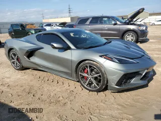 2022 Chevrolet Corvette 2LT with VIN 1G1YB2D47N5110763, listed as a Copart auction lot 63411194 with 0 mi miles and Salvage Title. Bid and sale history available at carsss.com. Image 4.
