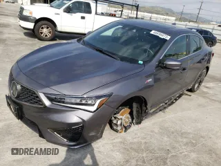 2022 Acura ILX w/Premium/A-Spec Package with VIN 19UDE2F81NA006792, listed as a Copart auction lot 48696873 with 6,183 mi miles. Bid and sale history available at carsss.com. Image 1.