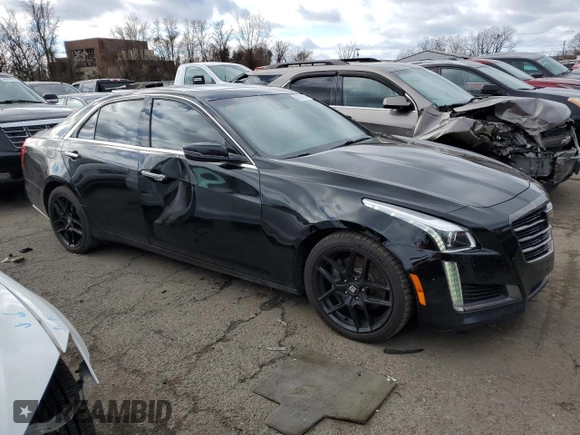 2017 Cadillac CTS Luxury AWD with VIN 1G6AX5SS0H0168179, listed as a Copart auction lot 87074194 with 146,528 mi miles and Salvage Title. Bid and sale history available at DreamBid. Image 4.