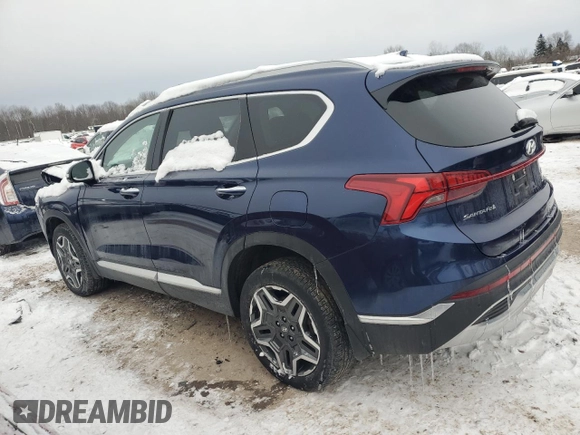 2023 Hyundai Santa Fe Hybrid Limited with VIN 5NMS5DA15PH004015, listed as a Copart auction lot 85924294 with 24,939 mi miles and Salvage Title. Bid and sale history available at carsss.com. Image 2.