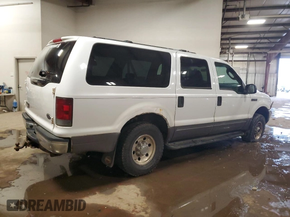 2004 Ford Excursion XLT with VIN 1FMNU41S94EB68872, listed as a Copart auction lot 85883684 with 313,211 mi miles and Clean Title. Bid and sale history available at DreamBid. Image 3.