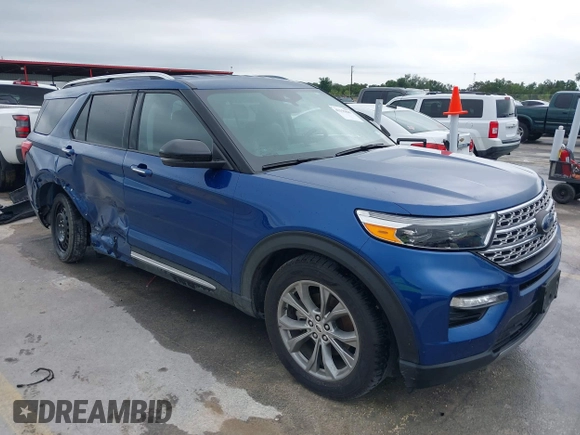 2022 Ford Explorer Limited z VIN 1FMSK7FH7NGB57172, wystawiony jako IAAI lot #42155845 z przebiegiem 51 000 mil mil oraz . Historia ofert i sprzedaży dostępna na DreamBid. Obrazek 1.