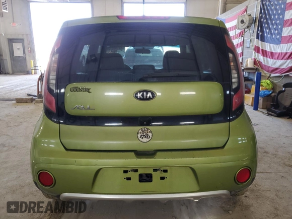 2018 Kia Soul + with VIN KNDJP3A57J7888363, listed as a Copart auction lot 48108575 with 92,673 mi miles and Salvage Title. Bid and sale history available at carsss.com. Image 6.