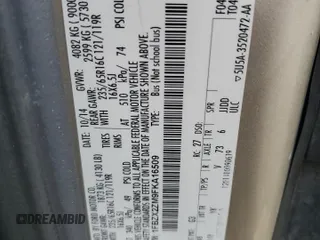 2015 Ford Transit XL z VIN 1FBZX2ZM9FKA16509, wystawiony jako Copart lot #46915775 z przebiegiem 115 620 mil mil oraz Szkody całkowita. Historia ofert i sprzedaży dostępna na DreamBid. Obrazek 13.