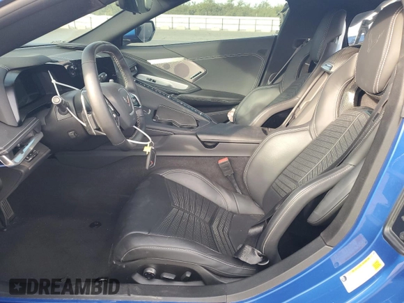 2022 Chevrolet Corvette 2LT with VIN 1G1YB2D49N5124227, listed as a Copart auction lot 79536144 with 18,202 mi miles and Salvage Title. Bid and sale history available at carsss.com. Image 7.