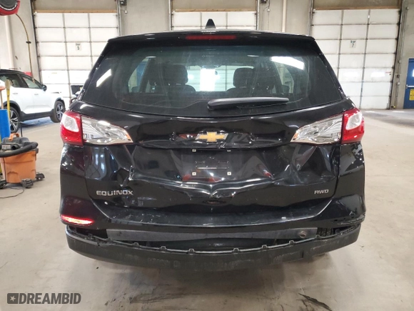2020 Chevrolet Equinox LS with VIN 2GNAXSEV0L6112557, listed as a Copart auction lot 52434695 with 153,298 mi miles and Salvage Title. Bid and sale history available at carsss.com. Image 6.
