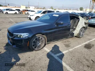 2018 BMW 5 Series 530i with VIN WBAJA5C59JWA36905, listed as a Copart auction lot 42958585 with 54,290 mi miles and Salvage Title. Bid and sale history available at carsss.com. Image 1.