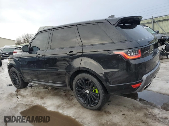 2021 Land Rover Range Rover Sport HSE Silver Edition with VIN SALWR2SU2MA752867, listed as a Copart auction lot 48233955 with 21,411 mi miles and Salvage title. Bid and sale history available at DreamBid. Image 2.