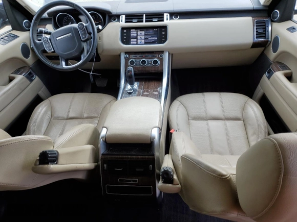 2014 Land Rover Range Rover Sport SE with VIN SALWG2WF2EA328317, listed as a Copart auction lot 45012115 with 131,757 mi miles and Salvage Title. Bid and sale history available at carsss.com. Image 8.