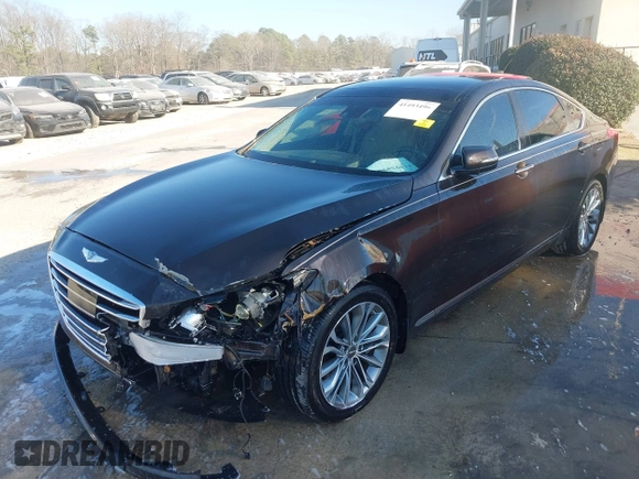 2017 Genesis G80 3.8L с VIN KMHGN4JE5HU203886, выставлен на аукционе IAAI как лот 41493496 с пробегом 59 242 миль миль и . История ставок и продаж доступна на DreamBid. Изображение 6.