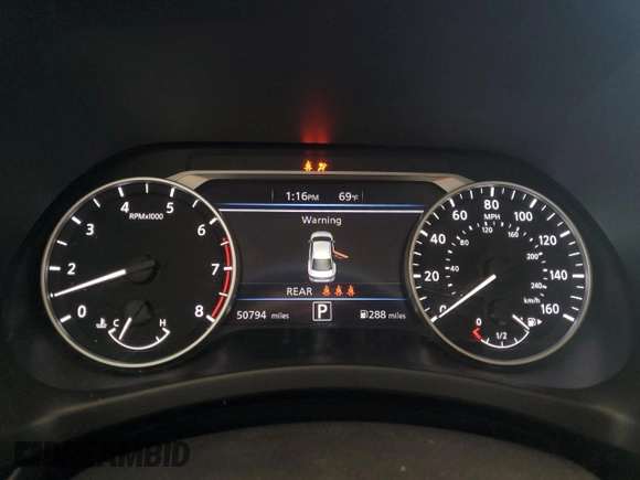 2023 Nissan Sentra SV with VIN 3N1AB8CV7PY308404, listed as a Copart auction lot 54715675 with 50,794 mi miles and Salvage Title. Bid and sale history available at DreamBid. Image 9.