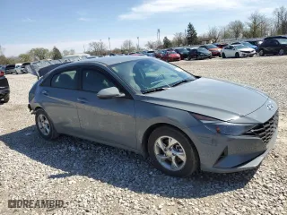 2022 Hyundai Elantra SE with VIN KMHLL4AG1NU335531, listed as a Copart auction lot 52120075 with 78,523 mi miles and Salvage Title. Bid and sale history available at carsss.com. Image 4.