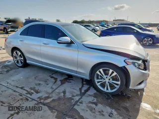 2016 Mercedes-Benz C 300 with VIN 55SWF4JB8GU175526, listed as a Copart auction lot 61534545 with 90,277 mi miles and Salvage title. Bid and sale history available at DreamBid. Image 4.