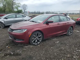 2015 Chrysler 200 S with VIN 1C3CCCBB3FN554430, listed as a Copart auction lot 54122185 with 201,127 mi miles and Clean title. Bid and sale history available at DreamBid. Image 1.