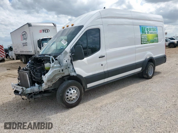 2023 Ford Transit Cargo с VIN 1FTRU8XG2PKB03545, выставлен на аукционе Copart как лот 57811895 с пробегом 29 474 миль миль и Списание • Salvage title. История ставок и продаж доступна на DreamBid. Изображение 1.