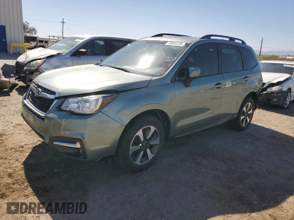 2018 Subaru Forester Premium with VIN JF2SJAGC8JH438474, listed as a Copart auction lot 53691275 with 63,404 mi miles and Salvage Title. Bid and sale history available at DreamBid. Image 1.