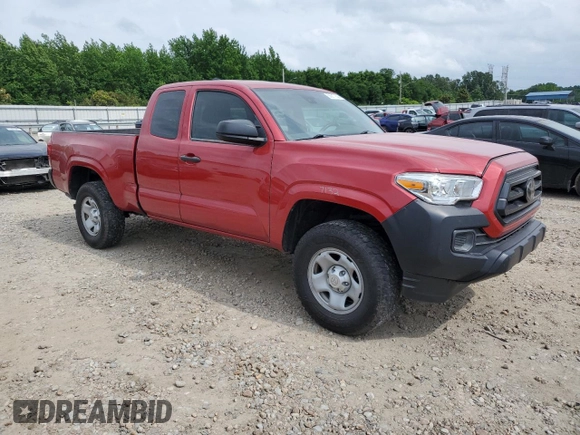 2020 Toyota Tacoma SR with VIN 3TYSX5EN8LT002204, listed as a Copart auction lot 56917255 with 101,968 mi miles and Salvage title. Bid and sale history available at DreamBid. Image 4.