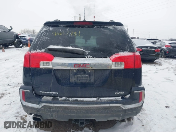 2017 GMC Terrain SLE with VIN 2GKFLTEK5H6158015, listed as a IAAI auction lot 41607701 with 98,794 mi miles. Bid and sale history available at carsss.com. Image 16.