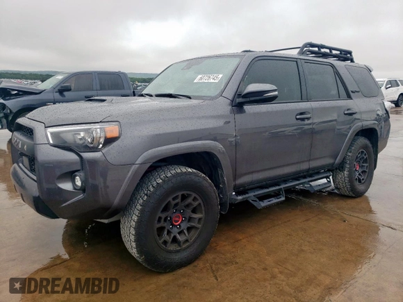 2023 Toyota 4Runner TRD Pro with VIN JTELU5JR9P6117865, listed as a Copart auction lot 60726745 with 20,996 mi miles and Salvage title. Bid and sale history available at DreamBid. Image 1.