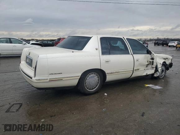 1998 Cadillac DeVille DHS z VIN 1G6KE54Y8WU764383, wystawiony jako Copart lot #43443235 z przebiegiem 169 691 mil mil oraz Szkoda całkowita • Salvage title. Historia ofert i sprzedaży dostępna na DreamBid. Obrazek 3.