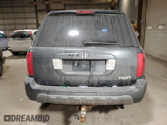 2003 Honda Pilot EX z VIN 2HKYF18723H565883, wystawiony jako Copart lot #84520794 z przebiegiem Nie podano mil oraz Szkoda całkowita • Salvage title. Historia ofert i sprzedaży dostępna na DreamBid. Obrazek 6.