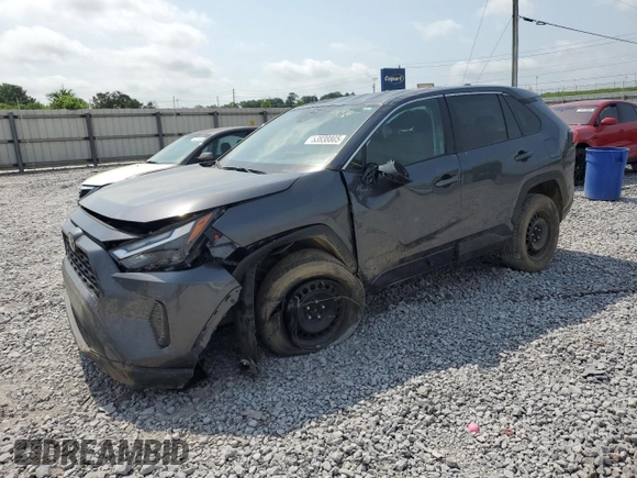 2023 Toyota RAV4 LE z VIN 2T3H1RFV9PC224902, wystawiony jako Copart lot #53838805 z przebiegiem 12 998 mil mil oraz Szkoda całkowita • Salvage title. Historia ofert i sprzedaży dostępna na DreamBid. Obrazek 1.
