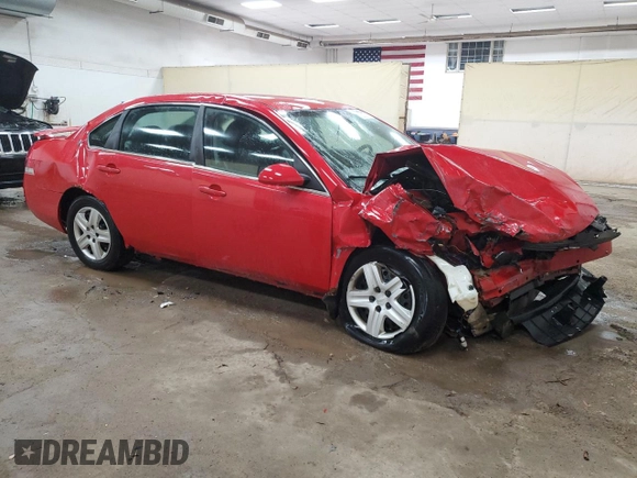 2009 Chevrolet Impala LS with VIN 2G1WB57K991190884, listed as a Copart auction lot 52127815 with 205,835 mi miles and Clean Title. Bid and sale history available at DreamBid. Image 4.