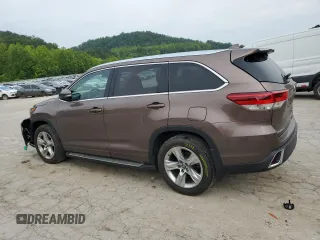 2018 Toyota Highlander Limited with VIN 5TDDZRFH9JS906459, listed as a Copart auction lot 60780655 with 32,068 mi miles and Salvage title. Bid and sale history available at DreamBid. Image 2.