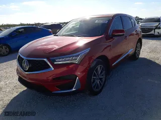 2020 Acura RDX w/Technology Pkg with VIN 5J8TC1H55LL018704, listed as a Copart auction lot 40402803 with 37,713 mi miles. Bid and sale history available at carsss.com. Image 1.