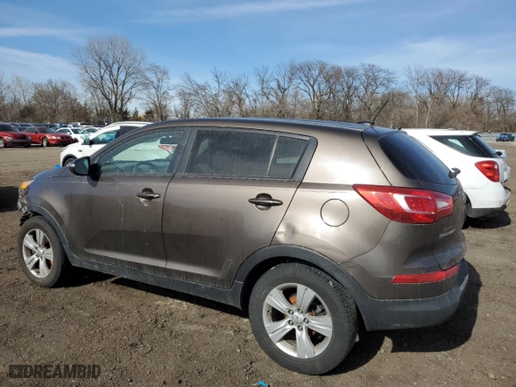 2013 Kia Sportage LX with VIN KNDPB3A2XD7402387, listed as a Copart auction lot 49645665 with 104,728 mi miles and Clean Title. Bid and sale history available at carsss.com. Image 2.