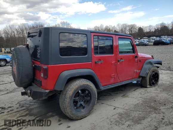2007 Jeep Wrangler Unlimited Rubicon with VIN 1J4GA69177L102392, listed as a Copart auction lot 53195215 with 166,296 mi miles and Salvage title. Bid and sale history available at DreamBid. Image 3.